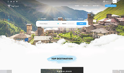 TopTravel Created by Smart Web